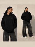 Purhe - One of One Heavyweight Oversized Hoodie — Black
