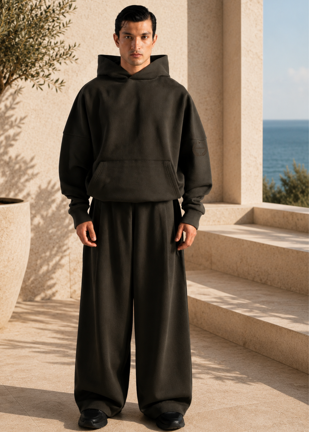 Purhe Volcanic Ash - Premium Oversized Hoodie